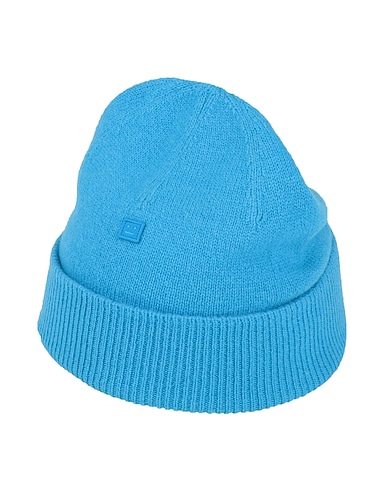 ACNE STUDIOS Mützen & Hüte Azurblau 100% Wolle