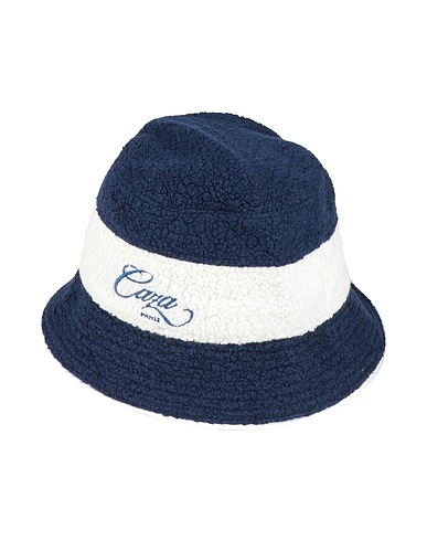 CASABLANCA Hat Navy 39% Modal, 17% Wool, 17% Polyamide, 14% Polyester, 13% Cashmere