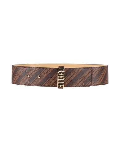 GAëLLE Paris High-waist belt Brown 50% PVC - Polyvinyl chloride, 50% Polyurethane
