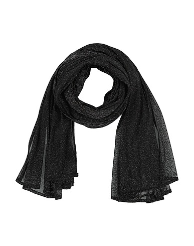 NENETTE Scarves and foulards Black 70% Polyamide, 30% Lurex®