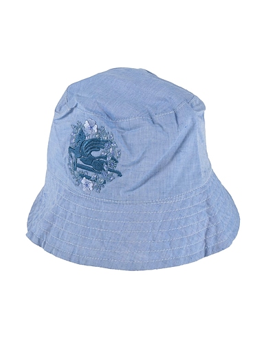 ETRO Hat Light blue 63% Cotton, 37% Linen, Elastane