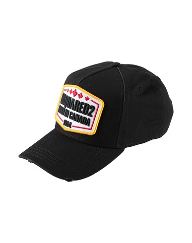 DSQUARED2 Mützen & Hüte Schwarz 100% Baumwolle