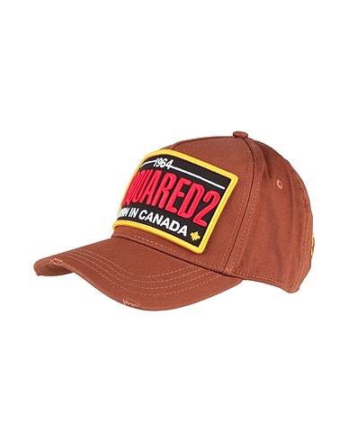 DSQUARED2 Hat Brown 100% Cotton