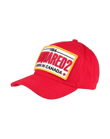 DSQUARED2 Cappello Rosso 100% Cotone