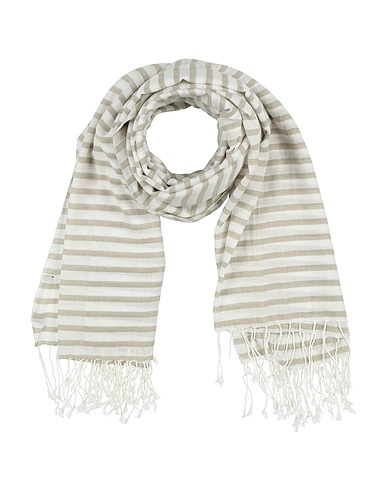 WEEKEND MAX MARA Scarves and foulards Khaki 100% Cotton