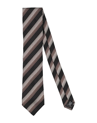 CERRUTI 1881 Ties and bow ties Dark brown Silk