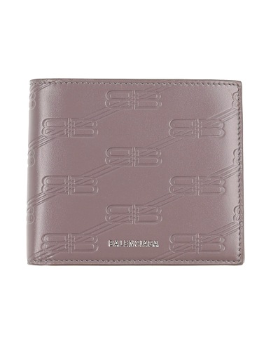 BALENCIAGA Wallet Grey Leather