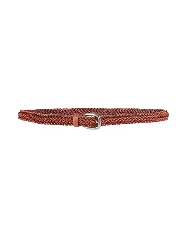 GOLDEN GOOSE Thin belt Tan Leather