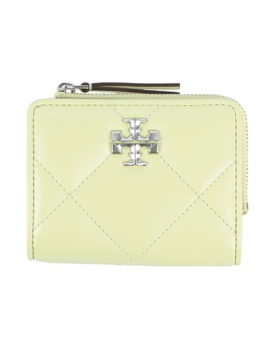 TORY BURCH Wallet Light green Leather