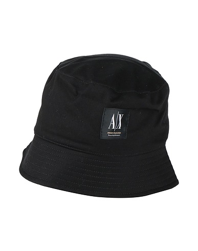 ARMANI EXCHANGE Mützen & Hüte Schwarz 100% Baumwolle