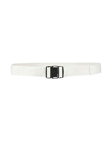 Y-3 Fabric belt White 100% Recycled polyester, Cowhide