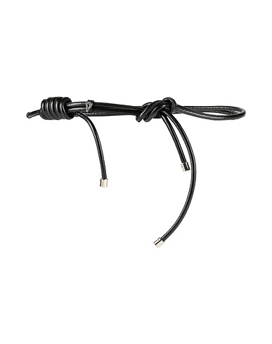 DONDUP Thin belt Black Leather