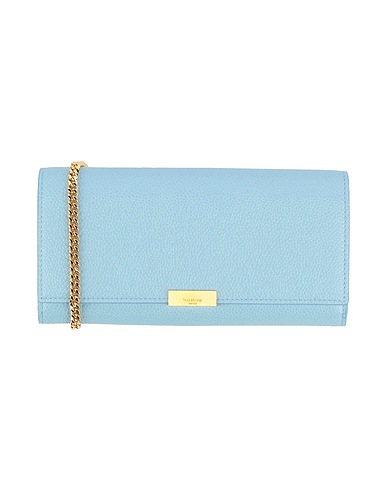 THOM BROWNE Small Leather Goods Light blue Leather