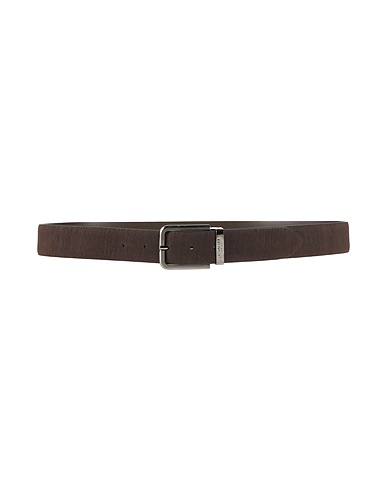 CANALI Ledergürtel Dunkelbraun Leder