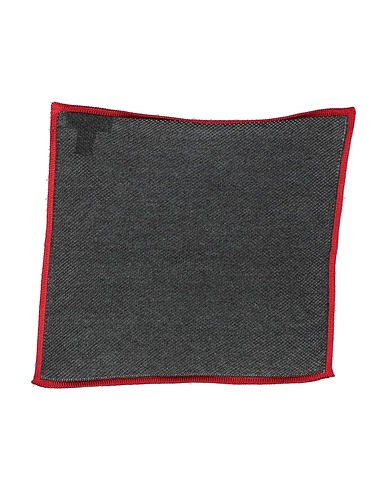 CANALI Scarves and foulards Charcoal 90% Cotton, 10% Silk