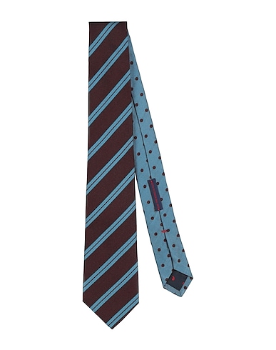 FRANCO BASSI Ties and bow ties Slate blue 100% Silk