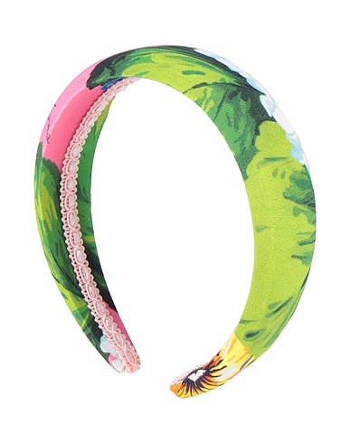 DOLCE&GABBANA Hair accessory Green 96% Viscose, 4% Elastane, Plastic, Polyurethane, Cotton