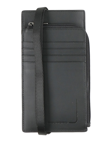 PIQUADRO Cross-body bags Leather, Textile fibers