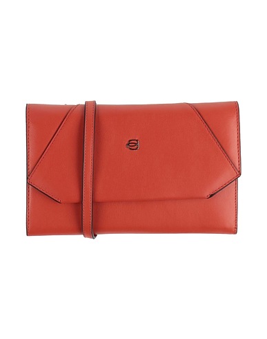 PIQUADRO Petite maroquinerie Rouge brique Cuir de bovin