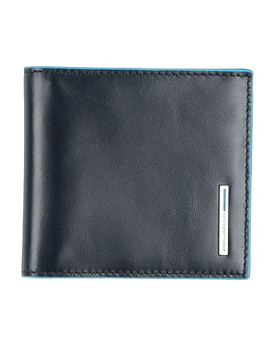 PIQUADRO Wallet Midnight blue Leather
