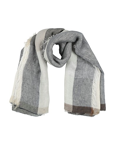 PESERICO Scarves and foulards Ivory 93% Linen, 6% Viscose, 1% Polyester