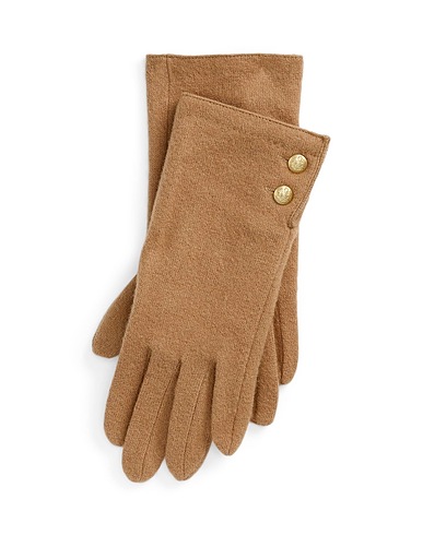 LAUREN RALPH LAUREN Gants Wool-Blend Tech Gloves
 Camel 70% Laine, 20% Nylon, 10% Cachemire
