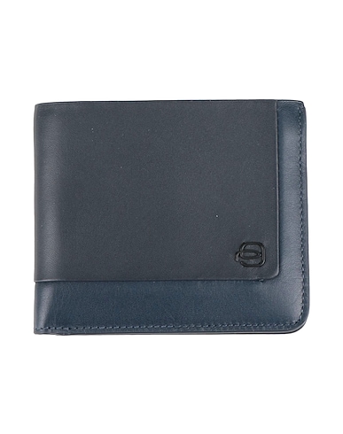 PIQUADRO Wallet Midnight blue Leather