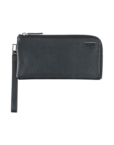PIQUADRO Small Leather Goods Black Leather