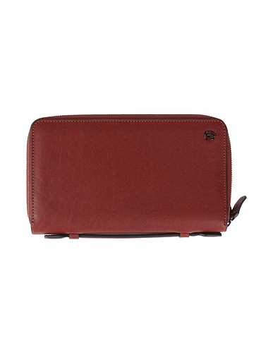 PIQUADRO Document holder Chocolate brown Leather