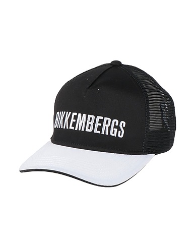 BIKKEMBERGS Cappello Nero 100% Cotone