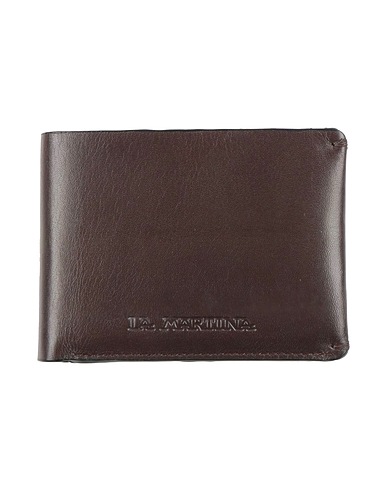 LA MARTINA Wallet Dark brown 100% Calfskin