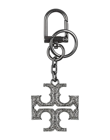 TORY BURCH Key ring Charcoal Metal
