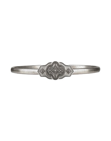 ETRO Cinturón Fino Plata Zamak, Latón
