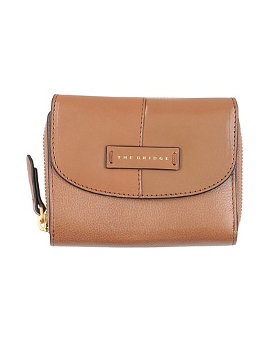 THE BRIDGE Wallet Khaki Cow leather