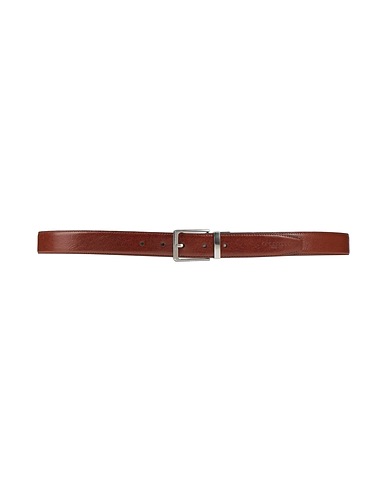 THE BRIDGE Leather belt Brown Leather