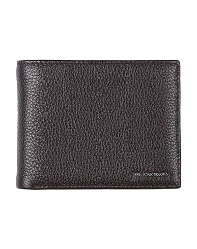 LA MARTINA Wallet Dark brown 100% Calfskin