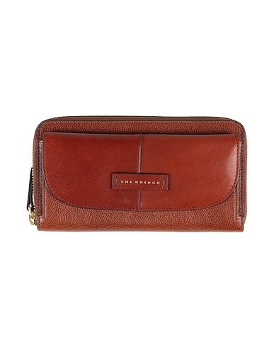THE BRIDGE Wallet MARRONE Cow leather