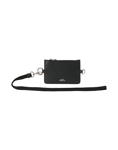 A.P.C. Small Leather Goods Black 100% Cowhide