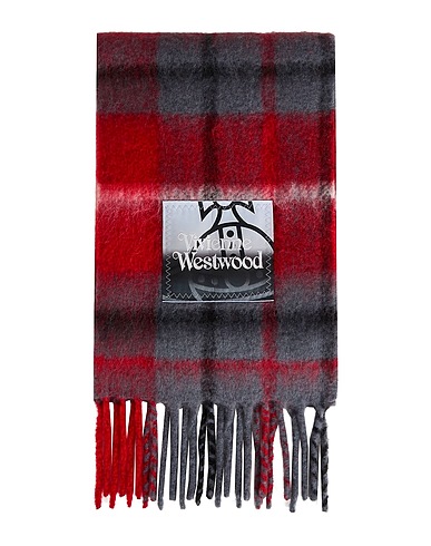 VIVIENNE WESTWOOD Scarves and foulards Red 70% Alpaca wool, 20% Polyamide, 10% Virgin Wool