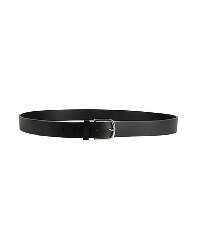 TESTONI Leather belt Black Leather