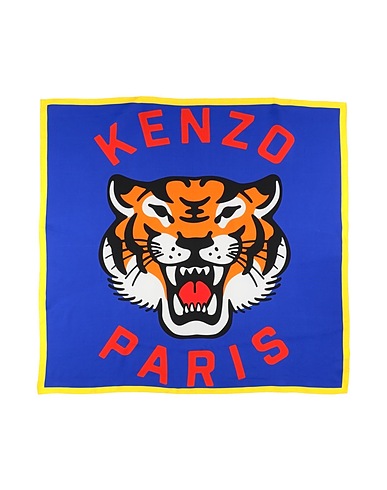 KENZO Scarves and foulards Navy blue 100% Silk