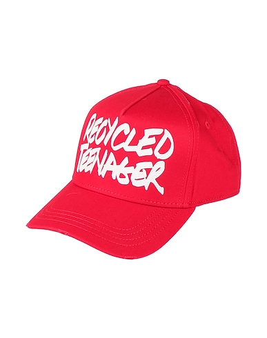 DSQUARED2 Hat Red 100% Cotton