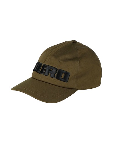 MSGM Hat Military green 98% Cotton, 2% Elastane