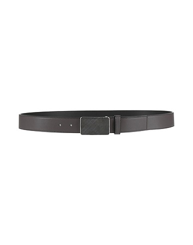 BIKKEMBERGS Leather belt Bright blue Calfskin