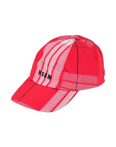 MSGM Hat Red 100% Polyester