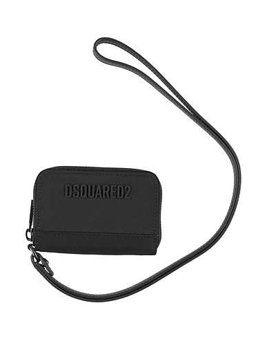 DSQUARED2 Small Leather Goods Black Textile fibres