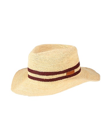 GIORGIO ARMANI Chapeau Sable 100% Paille, Cuir de bovin