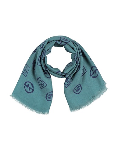 GIORGIO ARMANI Scarves and foulards Deep teal 90% Modal, 10% Cashmere