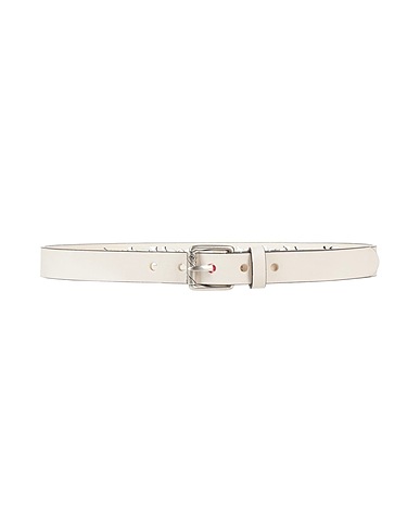 DIESEL Cinturón de piel Blanco 100% Piel de bovino
