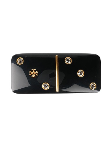 TORY BURCH Hair accessory Black Brass, Plastic